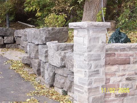 Retaining wall